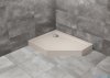 Radaway Doros PT E Compact Stone brodzik pięciokątny 90x80 lewy kaszmirowy SDRPTP9080-05-84SL